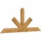 Ekena Millwork Saratoga Rough Sawn Timber Gable Bracket, Western Red Cedar, 84"W x 35"H x 2"D x 6"F, 10/12 Pitch GBW084X35X0206SAR00RWR - alternate 2